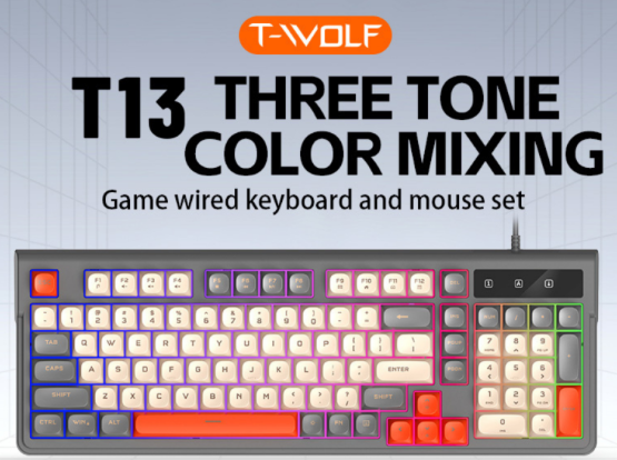 Keyboard T-Wolf T13 Led USB (Cơ)