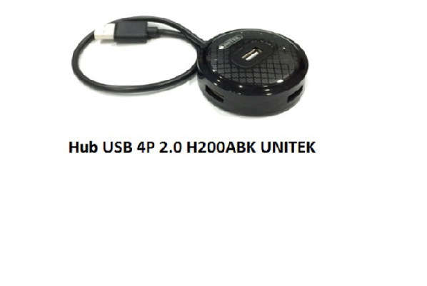 Hub USB 1 -> 4 Unitek H200ABK