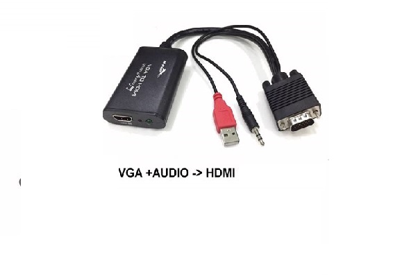 Cable VGA + Audio + USB --> HDMI M-Pard (MD - 008)